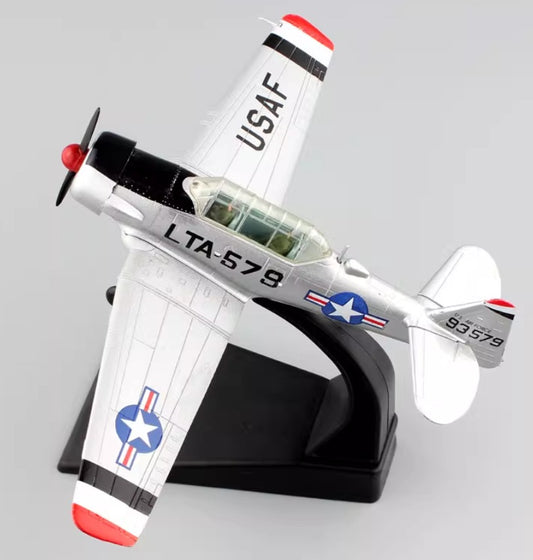 1-72Amer USAF Texas LT-6G AT6 Trainer Reconnaissance Aircraft 1953 Military Aircraft Model