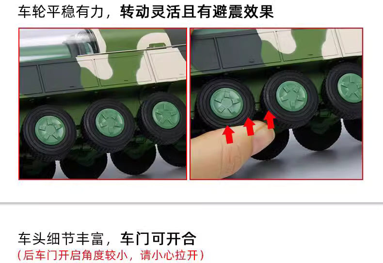 1-72 Dongfeng 41 ICBM missle Launcher alloy model