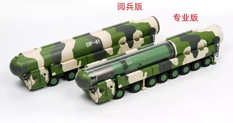 1-72 Dongfeng 41 ICBM missle Launcher alloy model