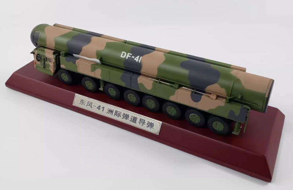 1-72 Dongfeng 41 missile launch vehicle alloy finished military model