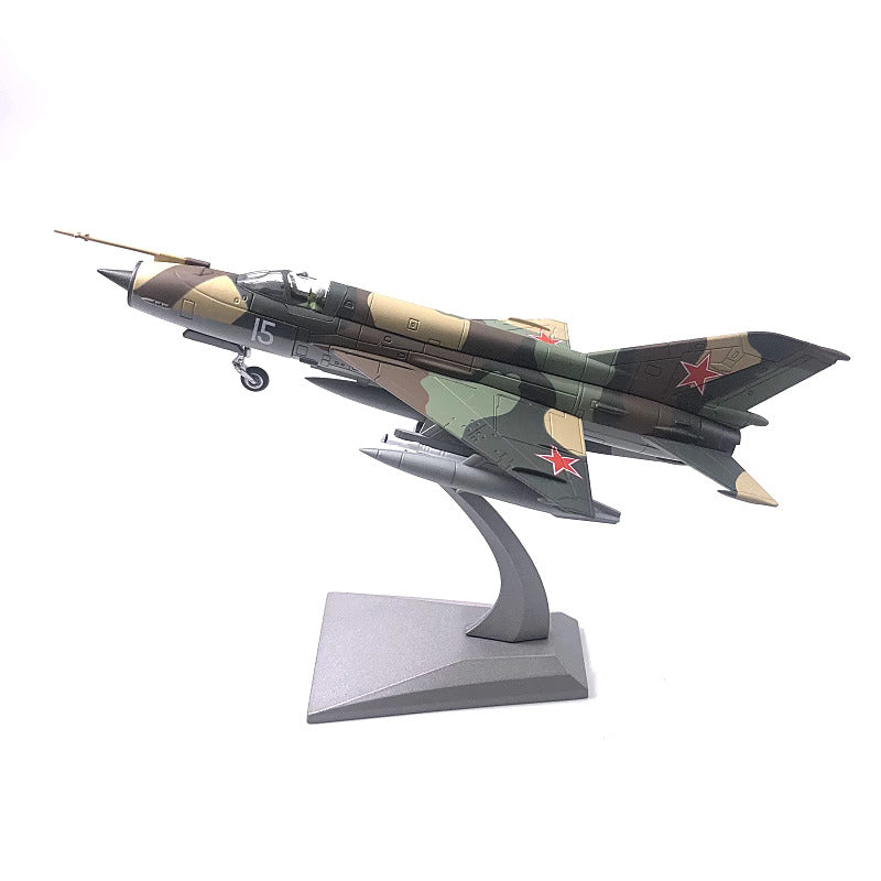 1-72 Soviet classic fighter MiG-21Mig-21 simulation alloy aircraft model finished model