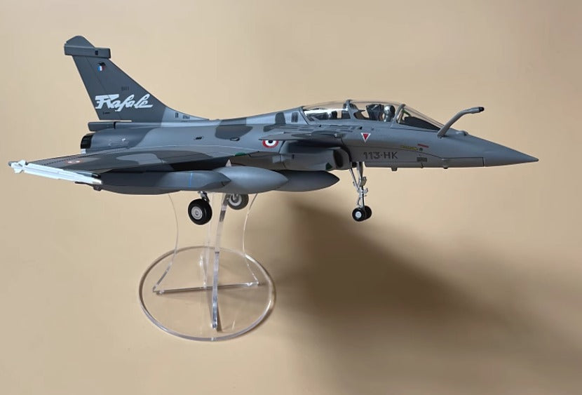 1-72 French Air Force Rafale Rafale B two-seat simulation alloy camouflage fighter model