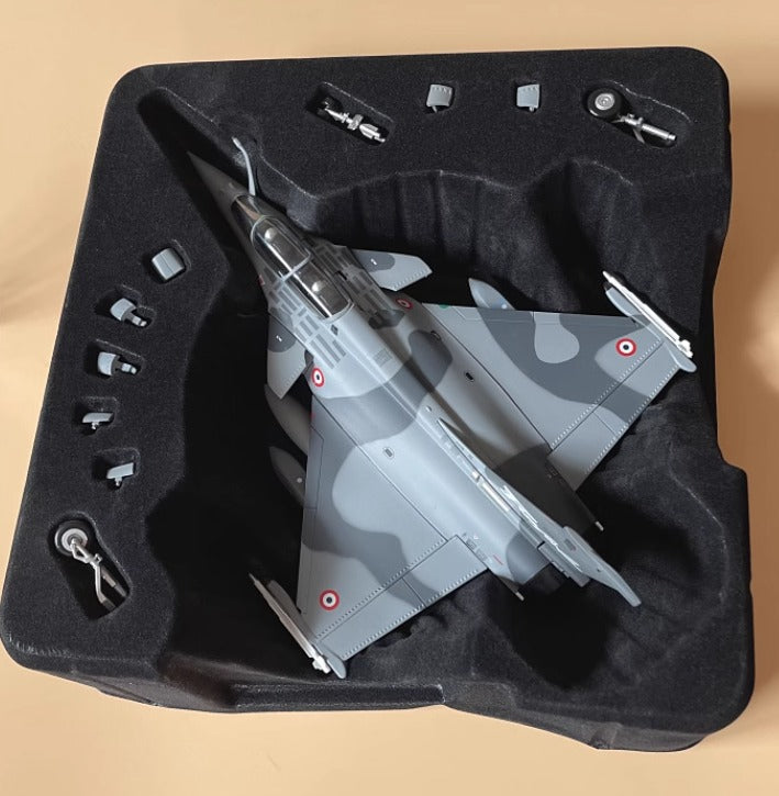 1-72 French Air Force Rafale Rafale B two-seat simulation alloy camouflage fighter model