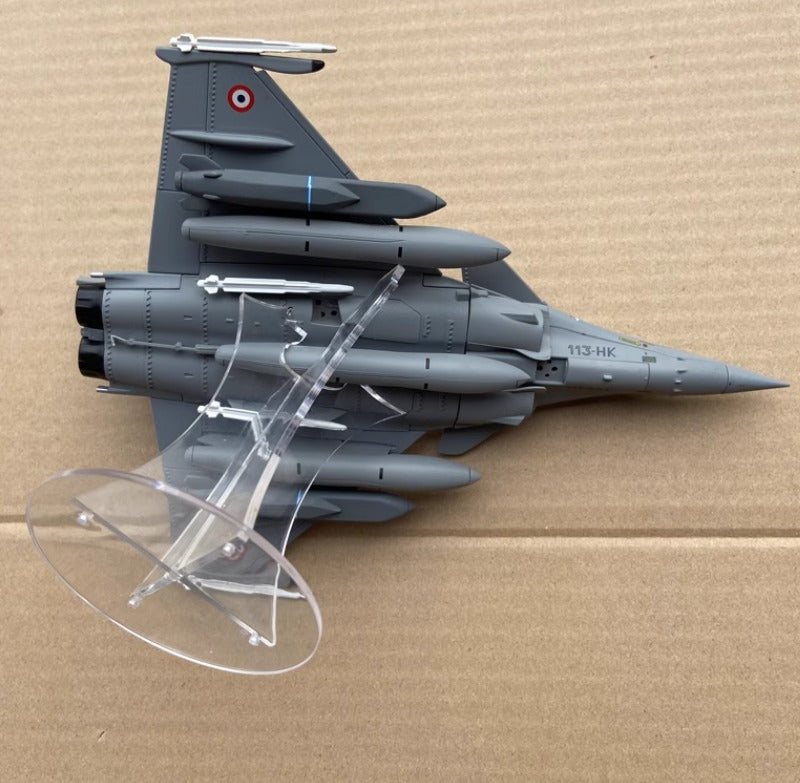 1-72 French Air Force Rafale Rafale B two-seat simulation alloy camouflage fighter model