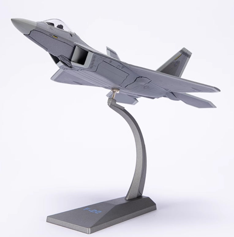 172 F22 stealth fighter alloy model American F22 Raptor
