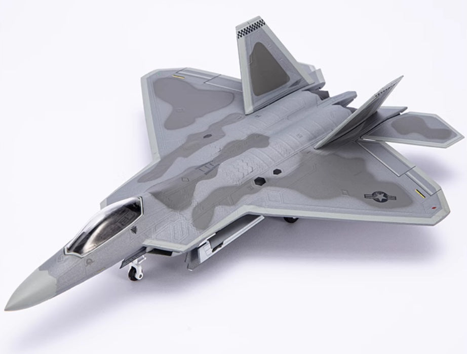172 F22 stealth fighter alloy model American F22 Raptor