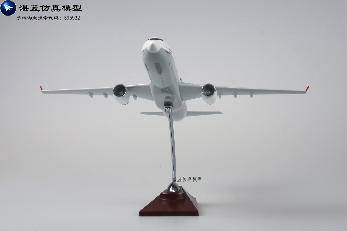 40cm Airlines Airbus A330 aircraft plane model can revolve