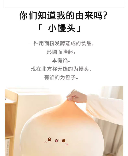 Soft Chinese dumpling pillow