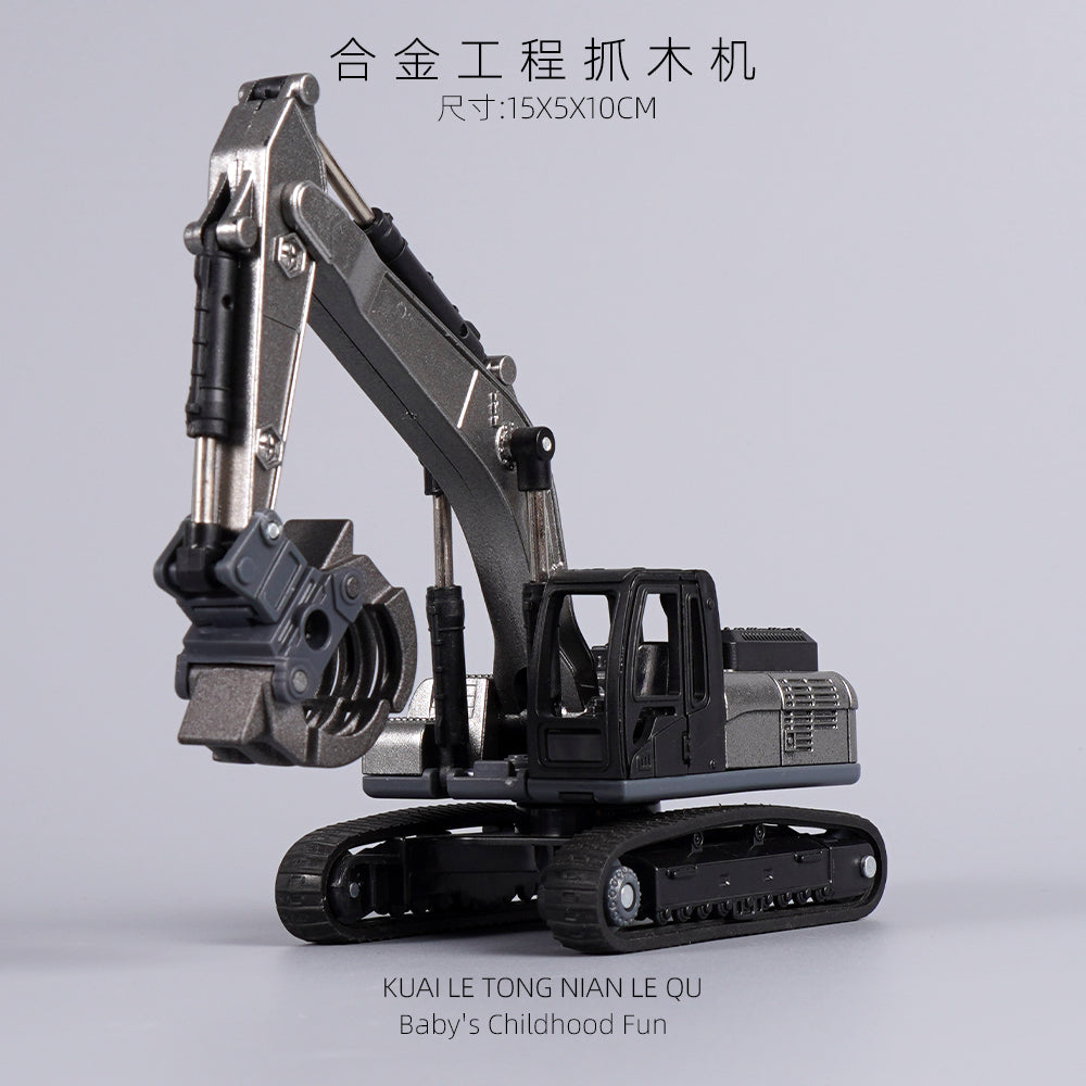 Alloy toy excavator construction excavator model