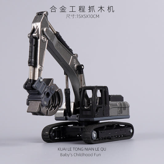 Alloy toy excavator construction excavator model