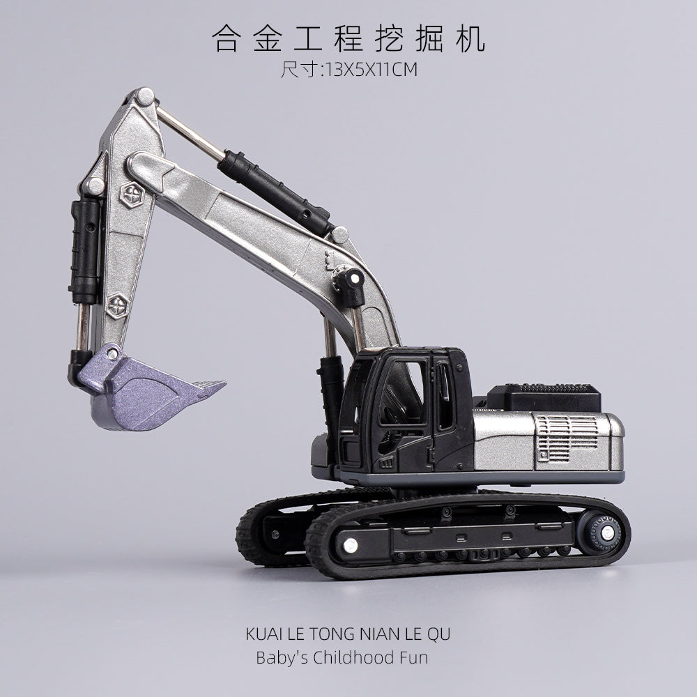 Alloy toy excavator construction excavator model