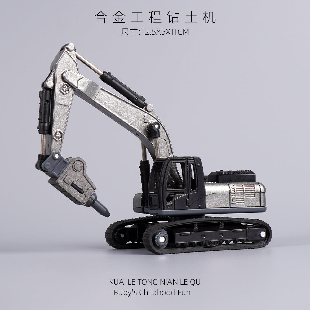 Alloy toy excavator construction excavator model