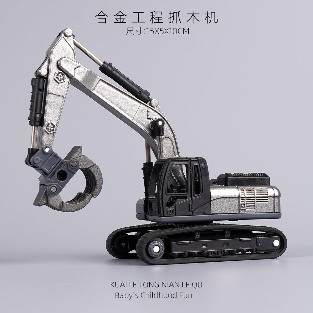 Alloy toy excavator construction excavator model