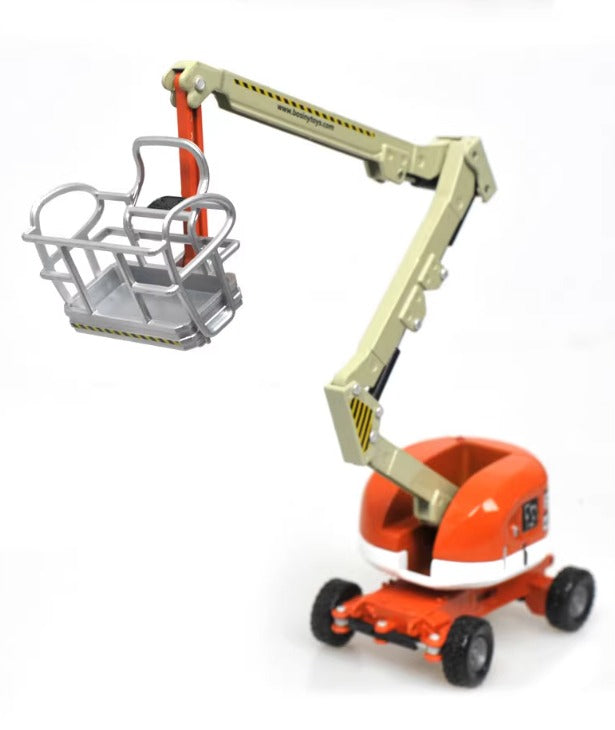 Alloy vehicle 1-87 climbing man lifting car model