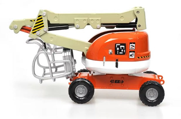 Alloy vehicle 1-87 climbing man lifting car model