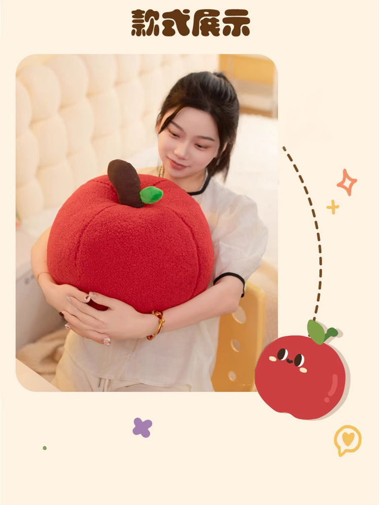 Big stuffed apple plush 30cm