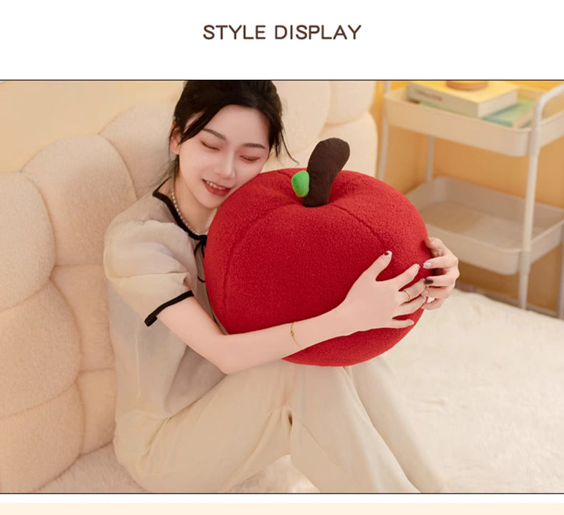 Big stuffed apple plush 30cm