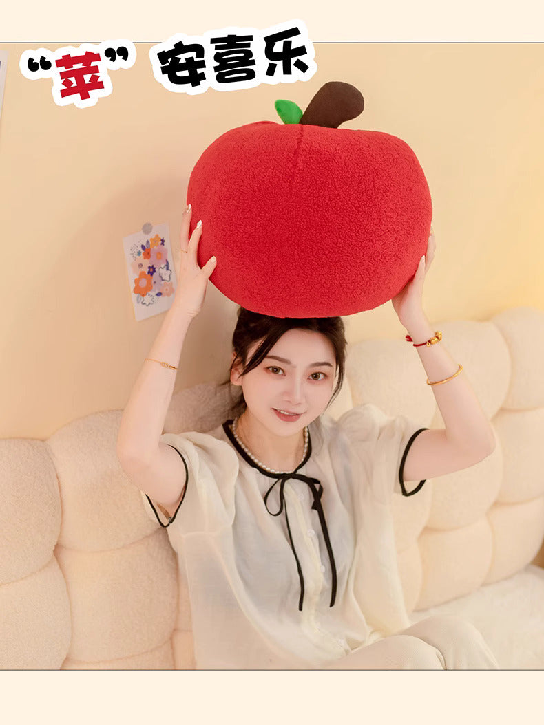 Big stuffed apple plush 30cm