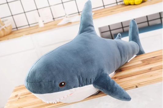 Blue stuffed shark  1.8 meter