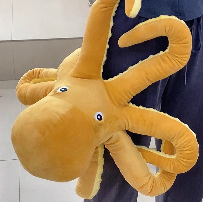 Brown Octopus stuffed animal plush