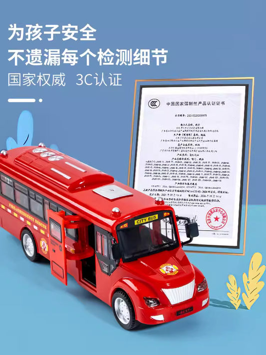 City public security bus for kids plastic $