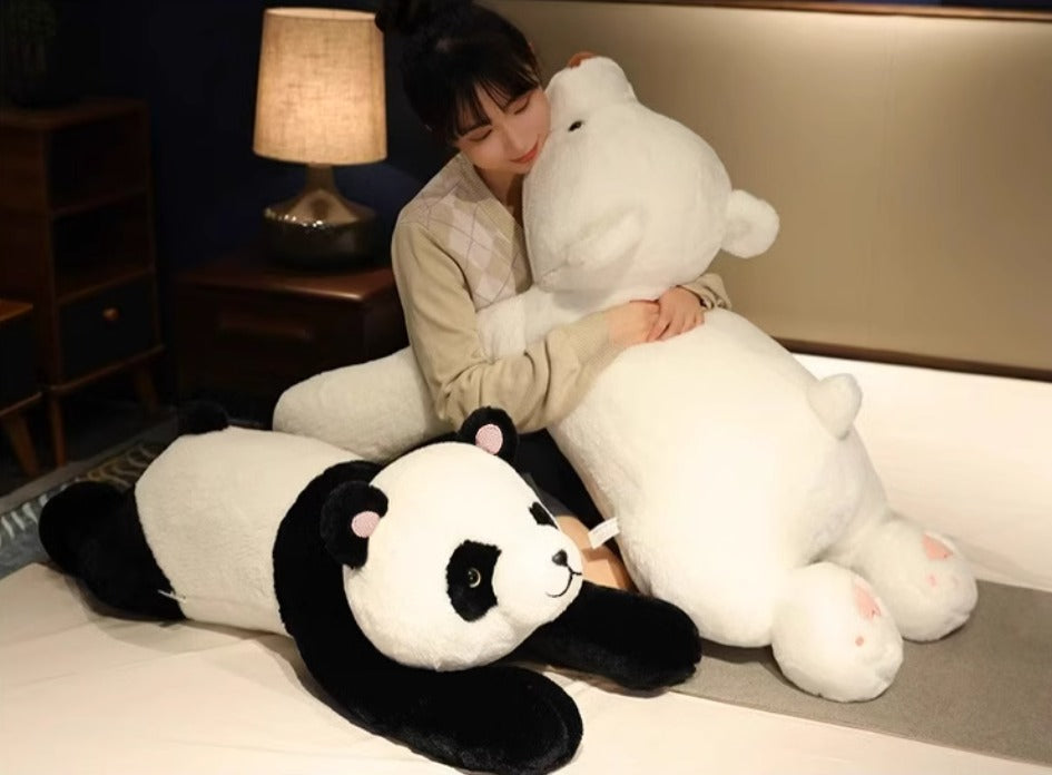 Cute stretching teddy Panda 65cm