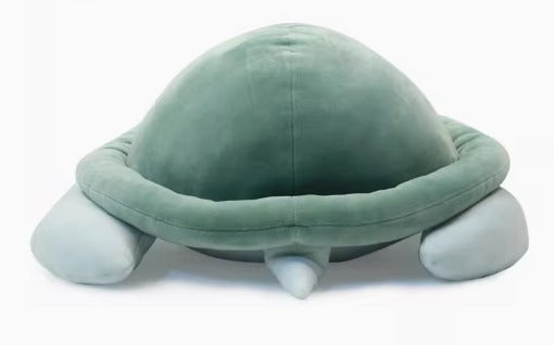 Cute smiling turtle plush doll