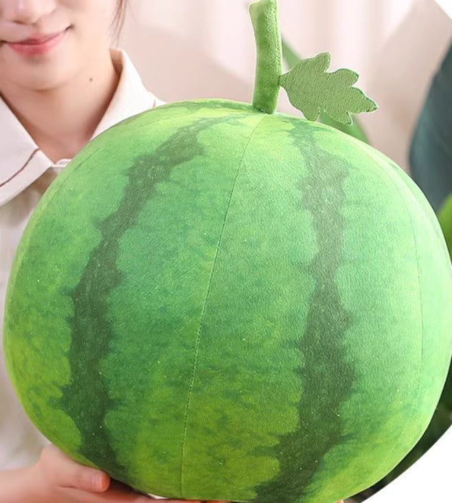 Cute stuffed watermelon plush.