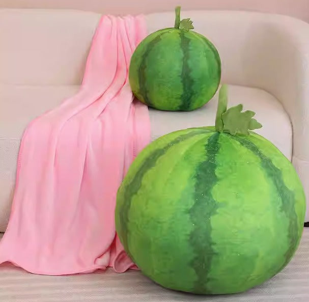 Cute stuffed watermelon plush.