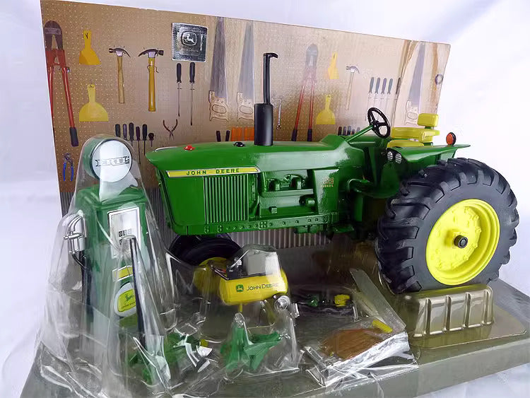 Deere 4020 with gas pump Die-cast model tractor Ertl 1-16