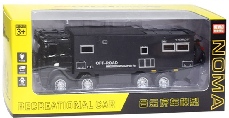 ENN 1/32 Mercedes-Benz Alloy Off-road RV Model Pull Back Sound and Light Toy Truck Truck