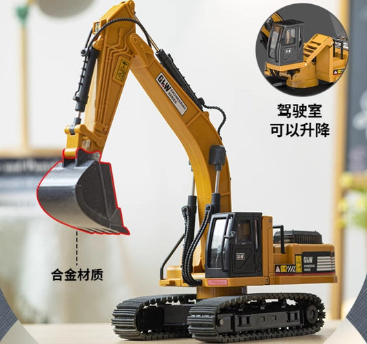 Excavator alloy boy model toy