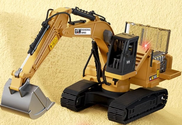 Excavator alloy boy model toy