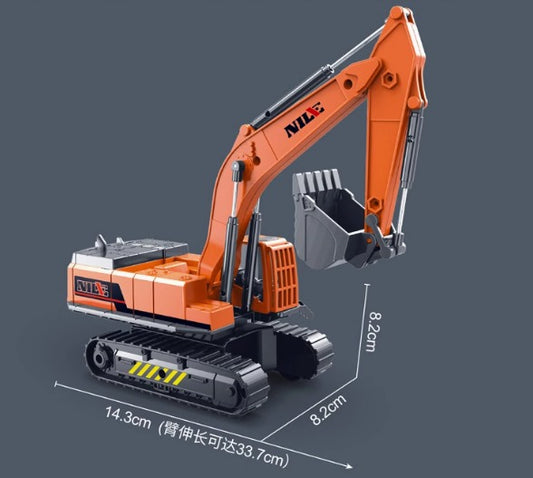 Excavator alloy model for children