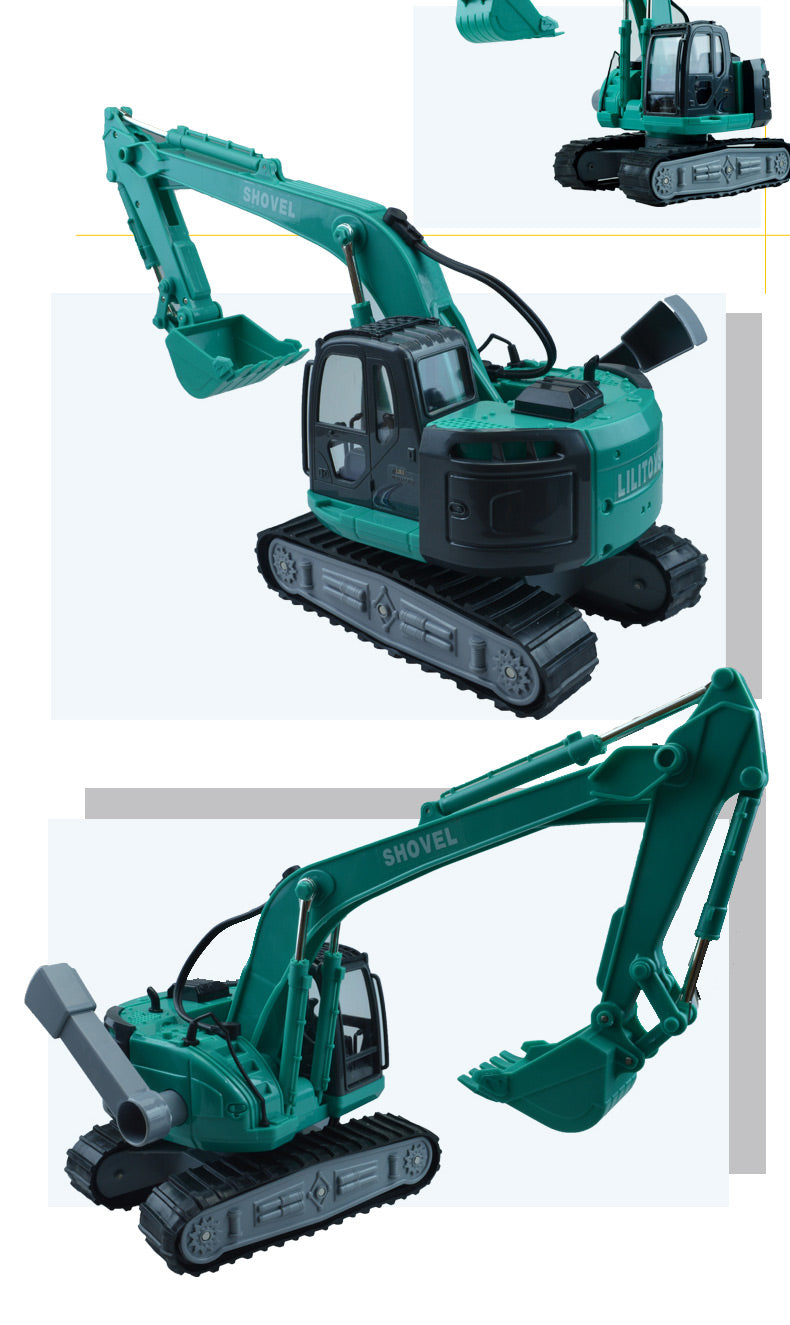 Excavator die-cast model