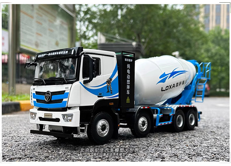 Foton 1-24 scale Alloy model Cement Mixer truck