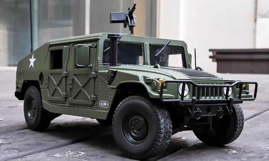 Kadiwei 1-18 Alloy Military Model U.S. Army Hummer Car Model.