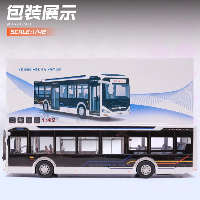 Bus model alloy toy 1-32