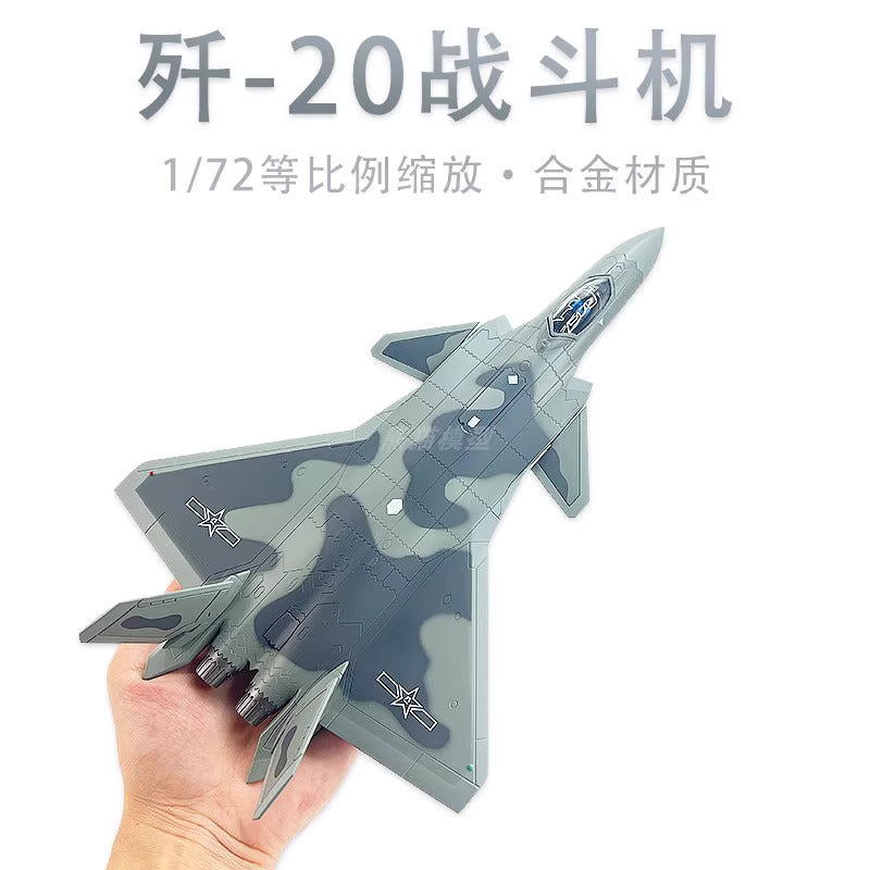 New J20 31CM j-20 fighter jet model airplane 1-72