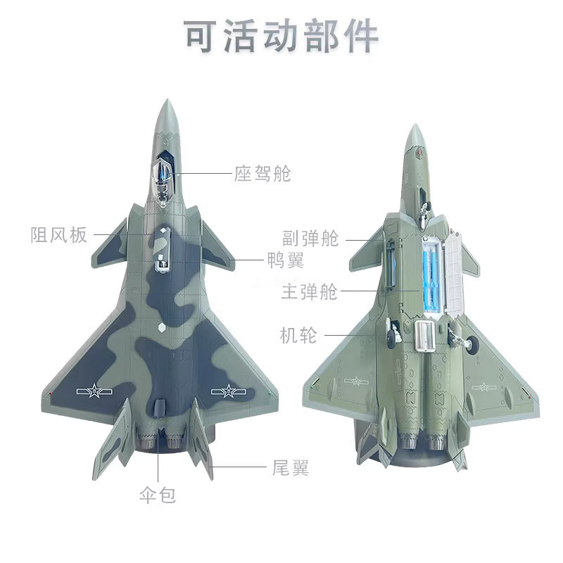 New J20 31CM j-20 fighter jet model airplane 1-72