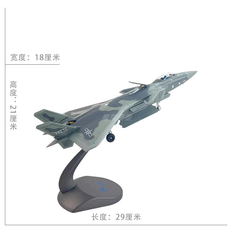 New J20 31CM j-20 fighter jet model airplane 1-72
