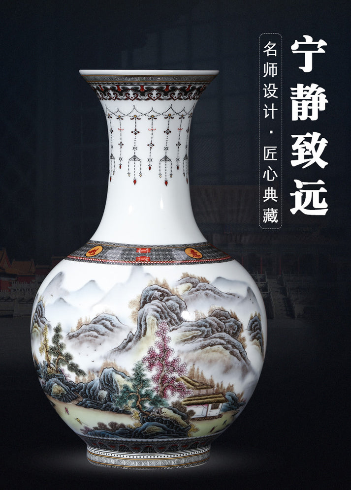 Nice Chinese standing vase of art