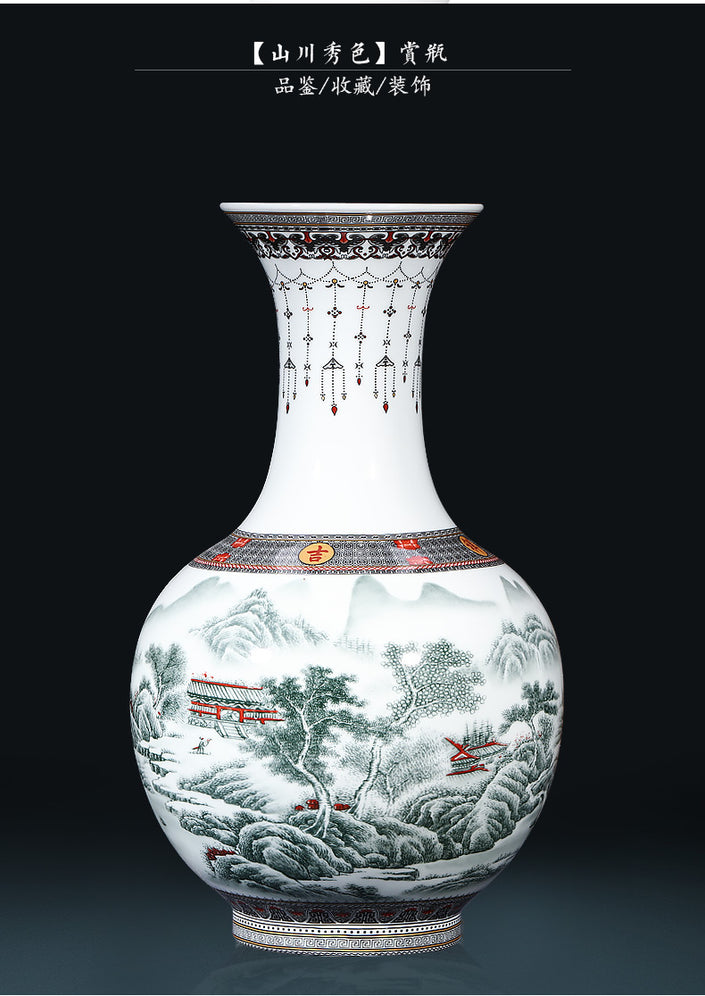 Nice Chinese standing vase of art