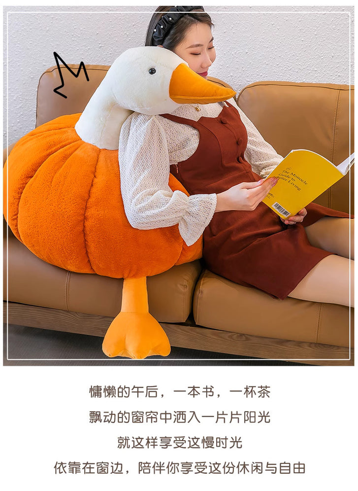 Pumpkin duck stuffed animal  75 cm tall (Copy)