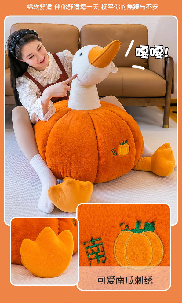 Pumpkin duck stuffed animal  75 cm tall (Copy)