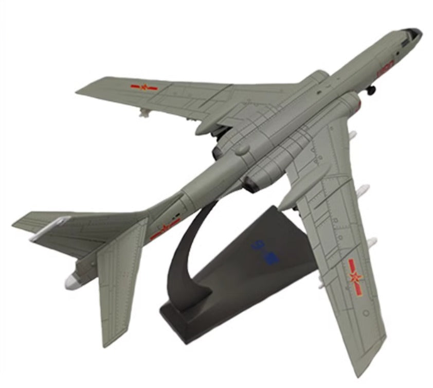 Qingjiayuan 1-86 H-6 bomber alloy H6K military aircraft model