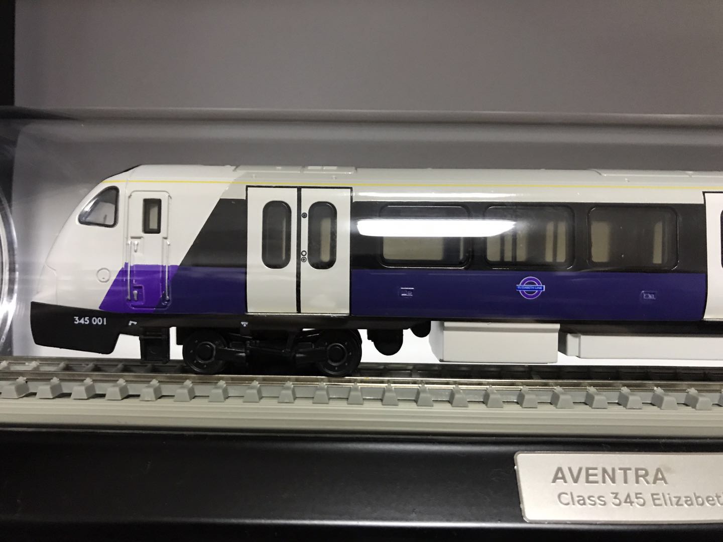 Subway of London metro line static tram model