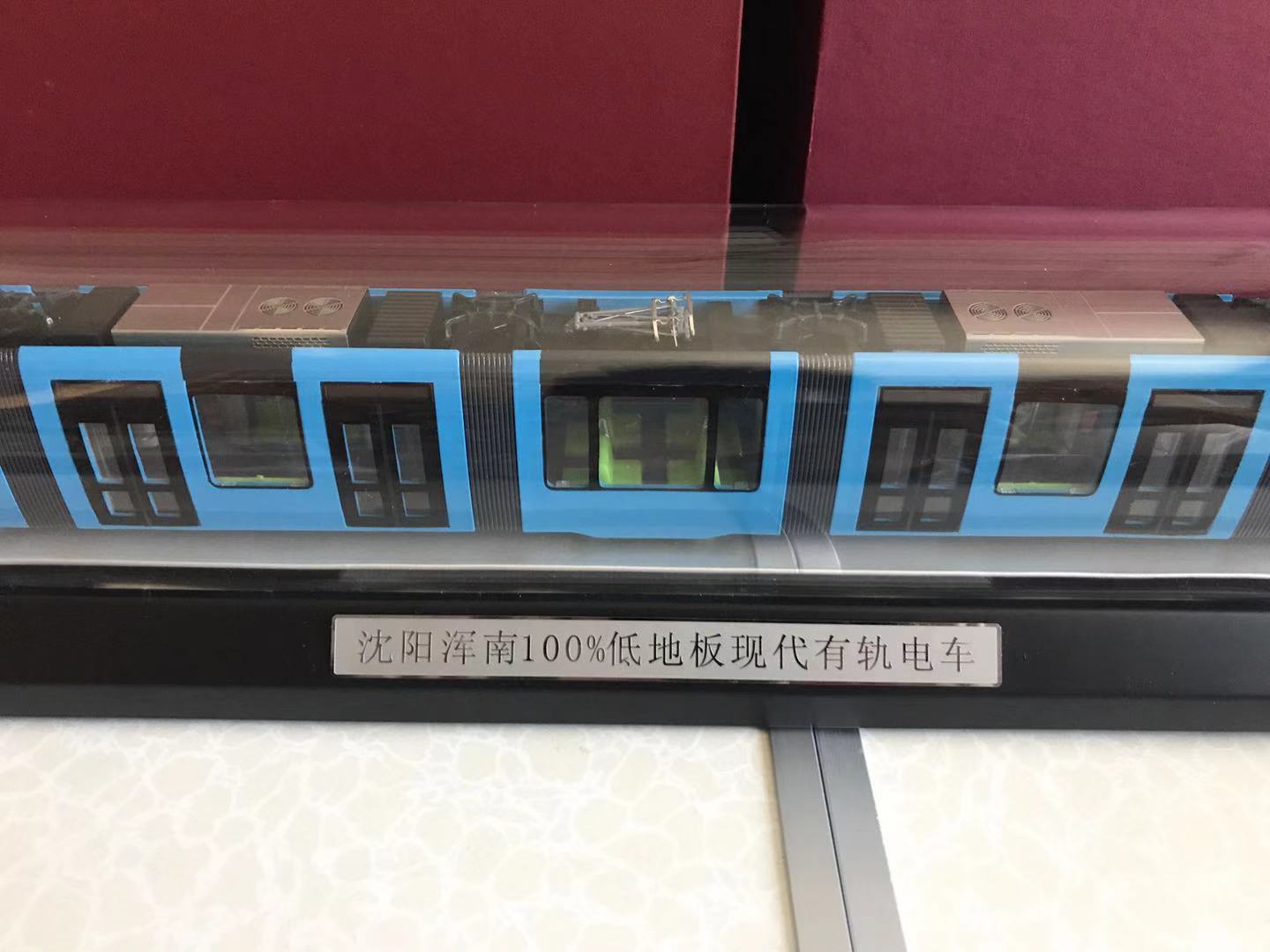 Subway of Shenyang static tram model