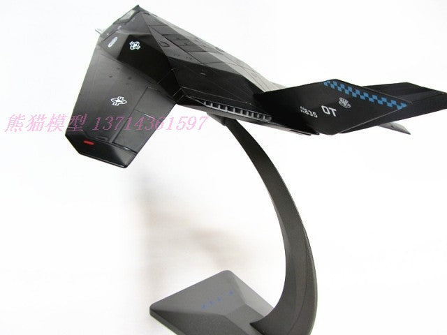 The Nighthawk F117 stealth fighter aircraft model 1-72