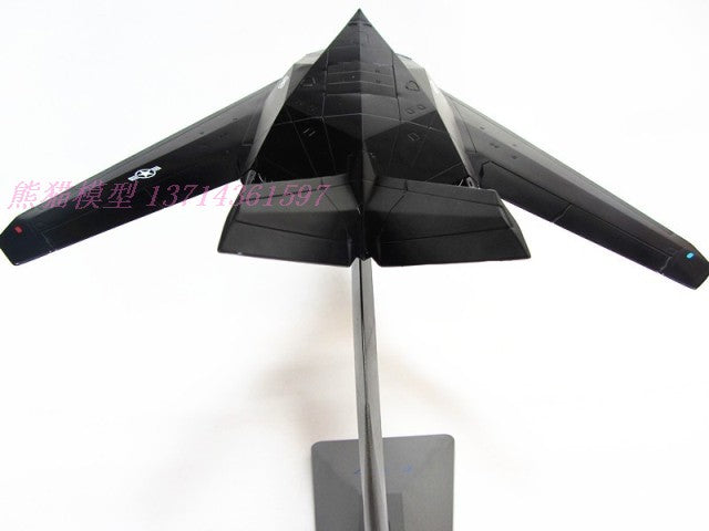 The Nighthawk F117 stealth fighter aircraft model 1-72